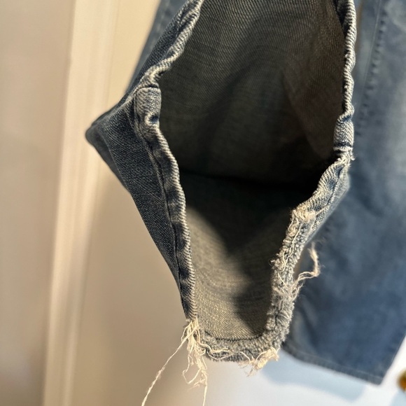 Guess Jeans Mens Slim Straight Del Mar Fit Blue Dark Wash Denim Classic 34x30. - Picture 10 of 13